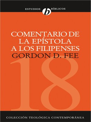 cover image of Comentario de la epístola a los Filipenses